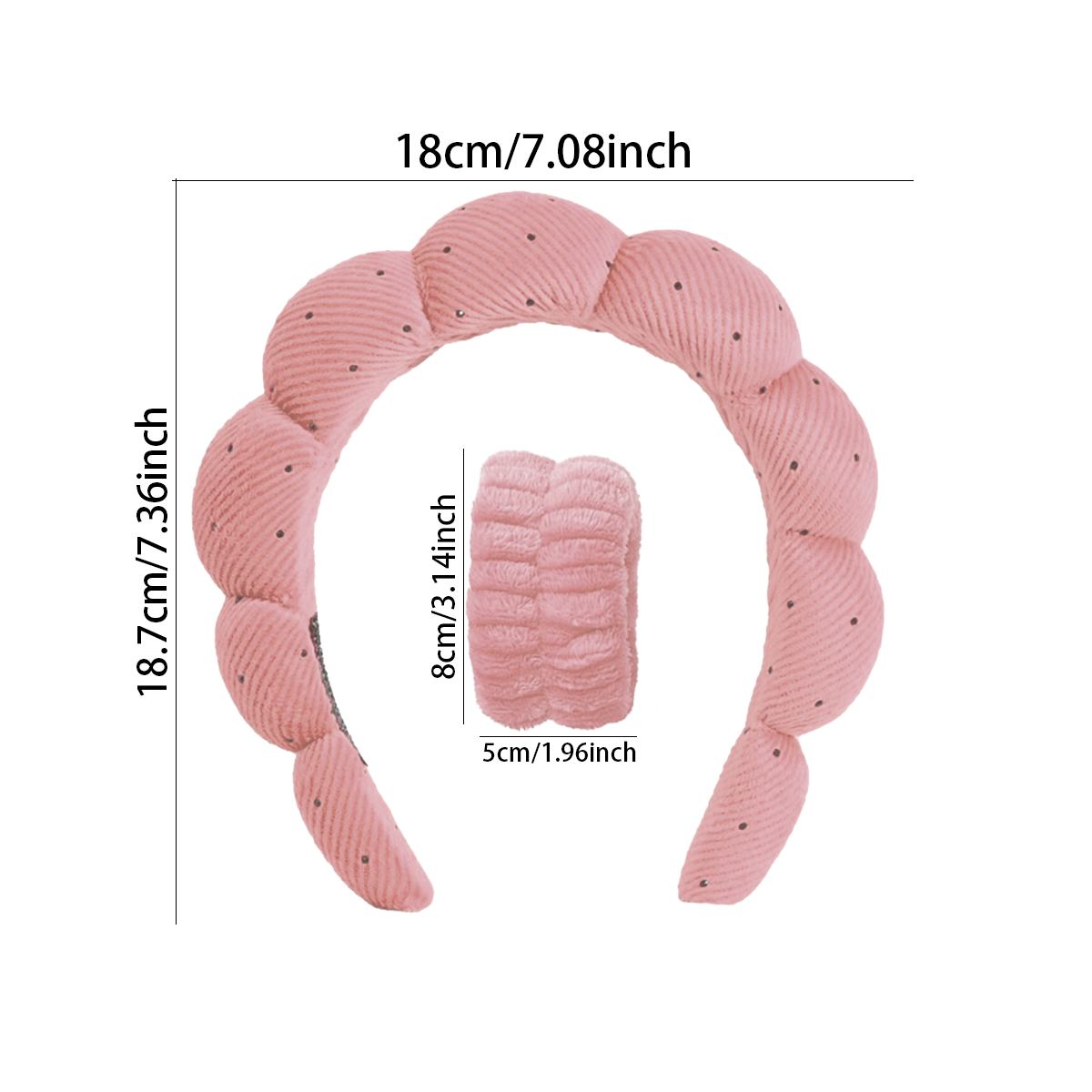 TK2024003-Drill Bit Buckle Bracelet Three-piece Set-Leather Pink