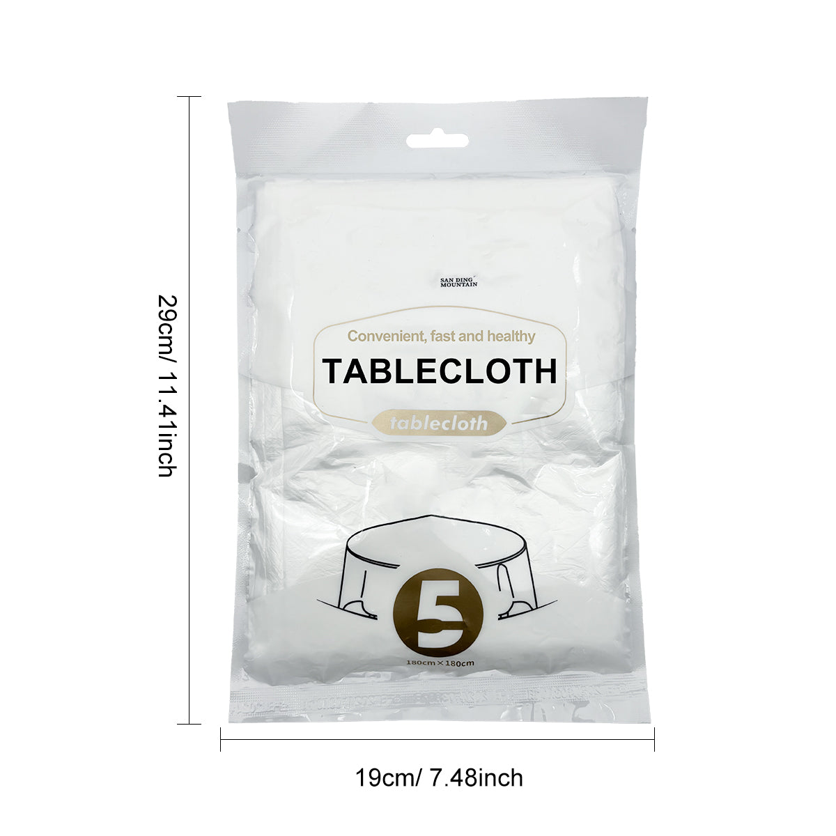 2100040-1-1031 Disposable PE tablecloth